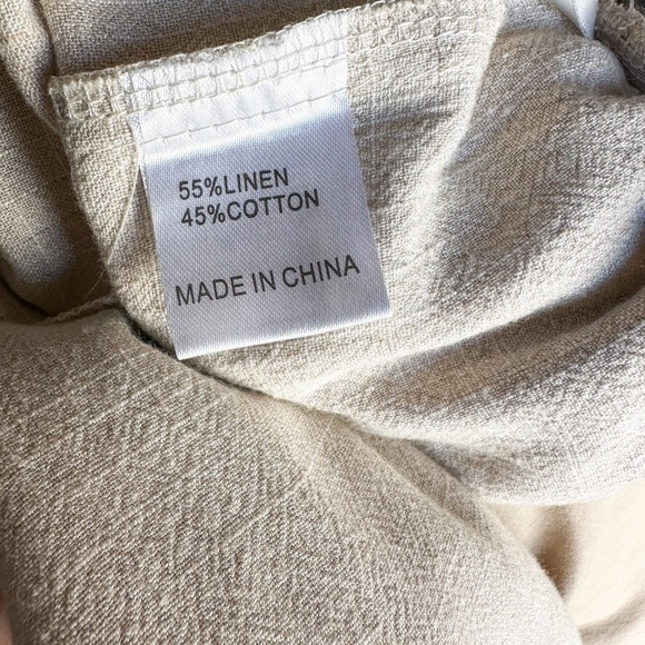 Princess Polly Linen Trouser Pants Lagenlook European‎ Summer Size 12 - Picture 5 of 6